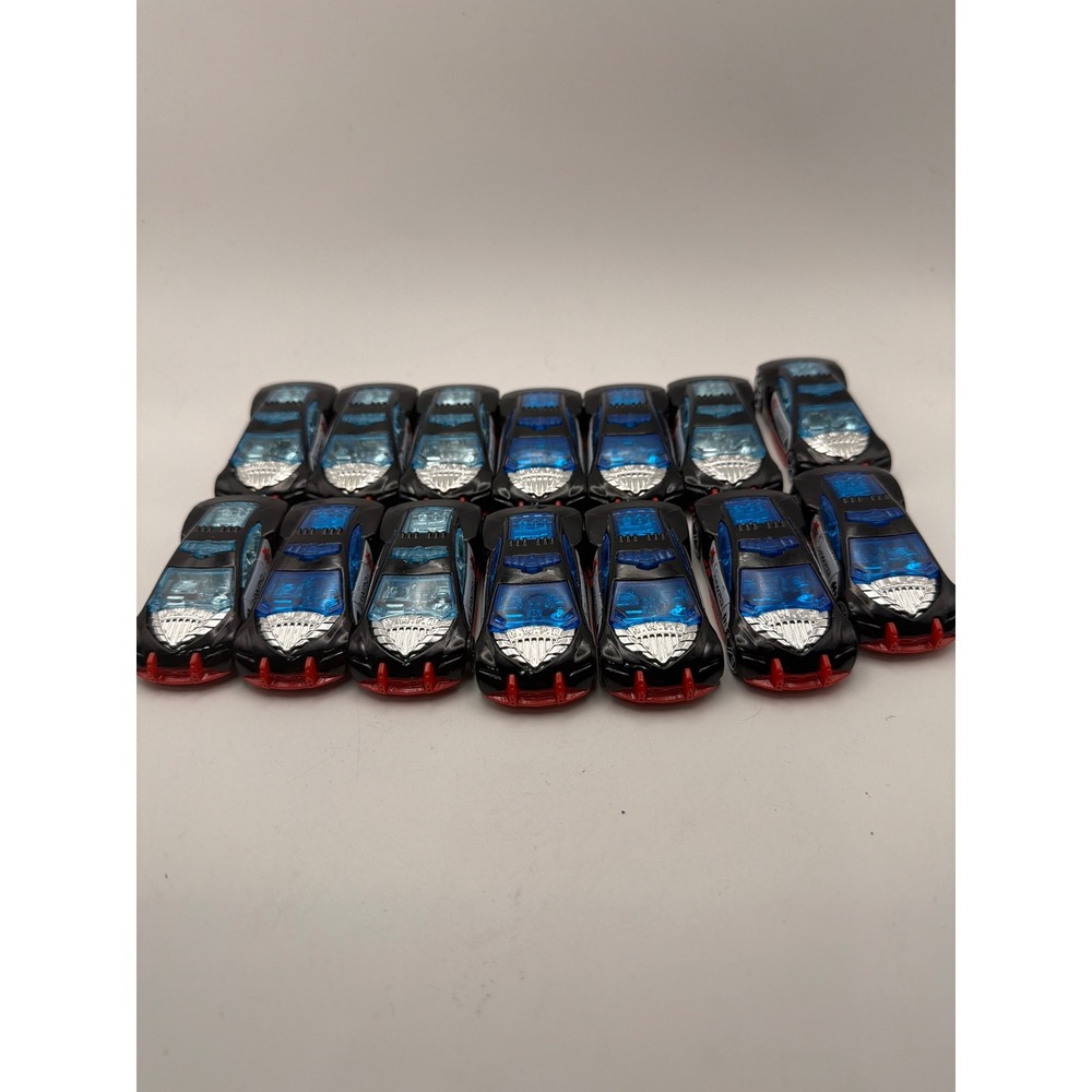Hot Wheels Speed Trap HWPD Police Car Lot of 14 Black Silver Blue 2010 Mattel